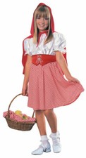 Girls Child LITTLE RED RIDING HOOD Dress Halloween Concepts Costume