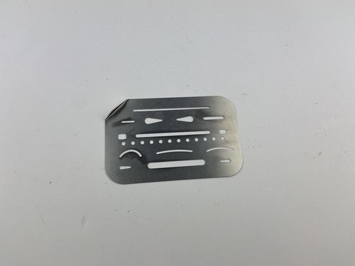 Alvin Technical Metal Erasing Shield Drawing Template 5Z