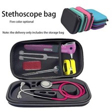 Black Multi-functional Shockproof Portable Stethoscope Storage Bag - Wear-resist
