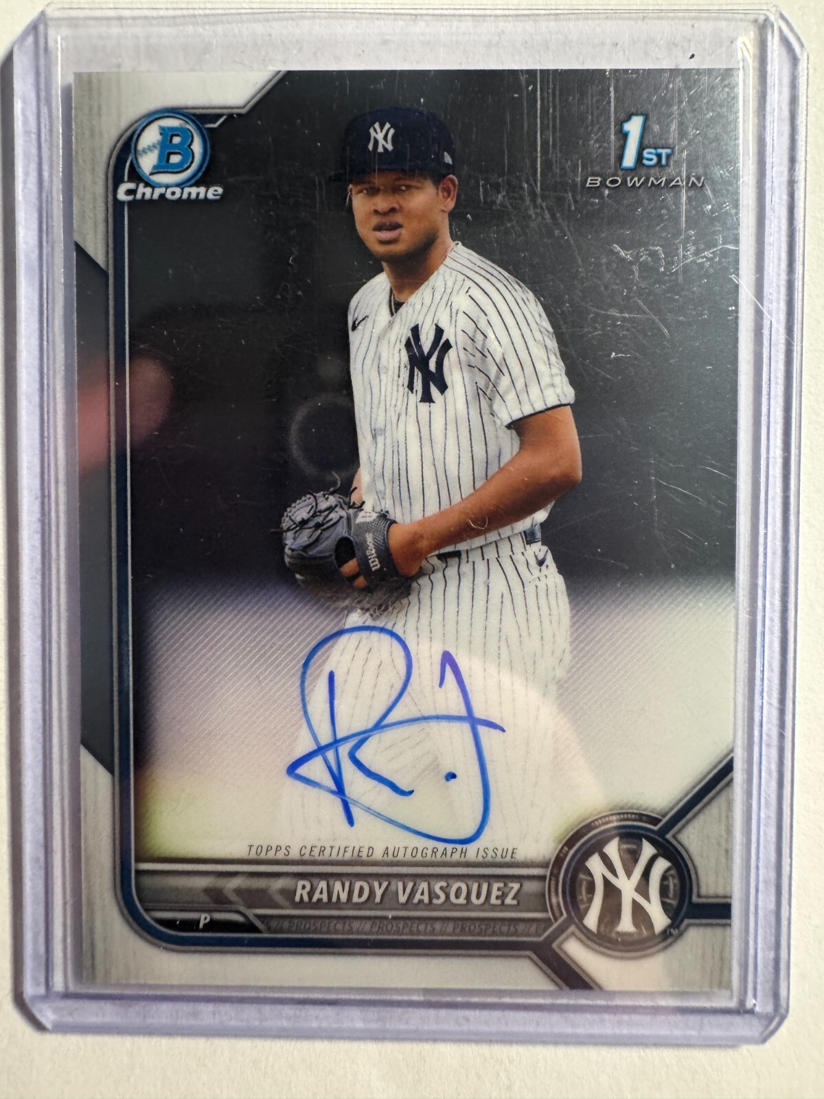 K270,388 - 2022 Bowman Chrome Prospect Autographs #CPARV Randy Vasquez Auto