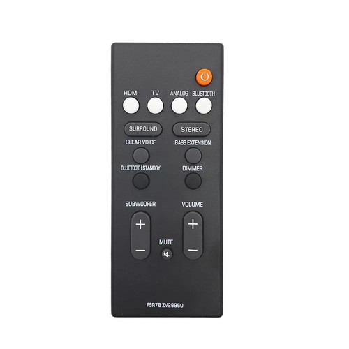 Cigemay Soundbar Vervangende Afstandsbediening, Eenvoudig Ontwerp Afstandsbediening Geschikt Voor Sony Ht X9000f Sa Wx9000f Soundbar Systeem