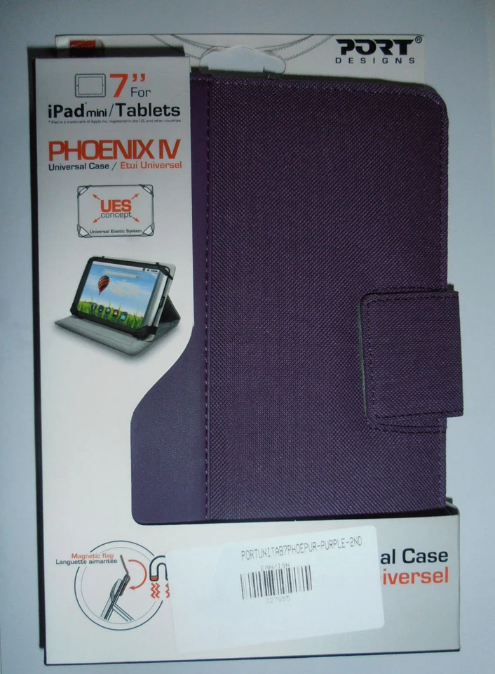 Port Designs - Phoenix IV 7" Purple Universal / ipad / Tablet / Folio Case - Image 4 of 4