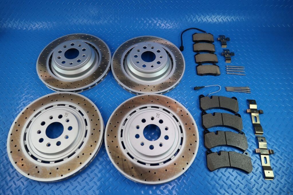 Maserati Ghibli Quattroporte front rear brake pads & rotors 14-16 #11281