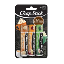NEW CHAPSTICK COFFEE COLLECTION LIP BALM 3 STICKS -FREE SHIPPING-