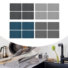 4pcs Dish -Trocknungsmatten Hitzebest&auml;ndiges Trocknungsschale f&uuml;r