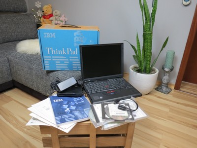 IBM ThinkPad 600E Retro DOS Gaming Notebook Pentium II 366 Windows 98 RAM 288 MB