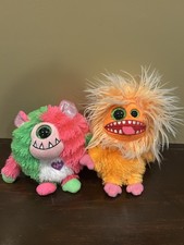 ty Beanie Baby Frizzys Plopsy the Crazy Orange Monster 8“ Plush & Friend