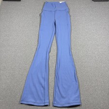 NWT Offline By Aerie Sz S Blue High Rise Bootcut Flare Ribbed Leggings