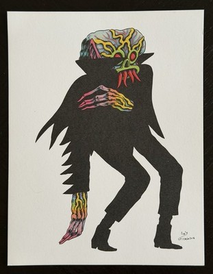 Craig Garcia クレイグガルシア  オマージュアート 2019 Brand New Craig Gleason: Original “The Ghoul”Art Print 8.5” X