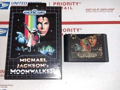 Michael Jackson. Moon Walker Sega Genesis - no manual. Tested Rare see Descrip