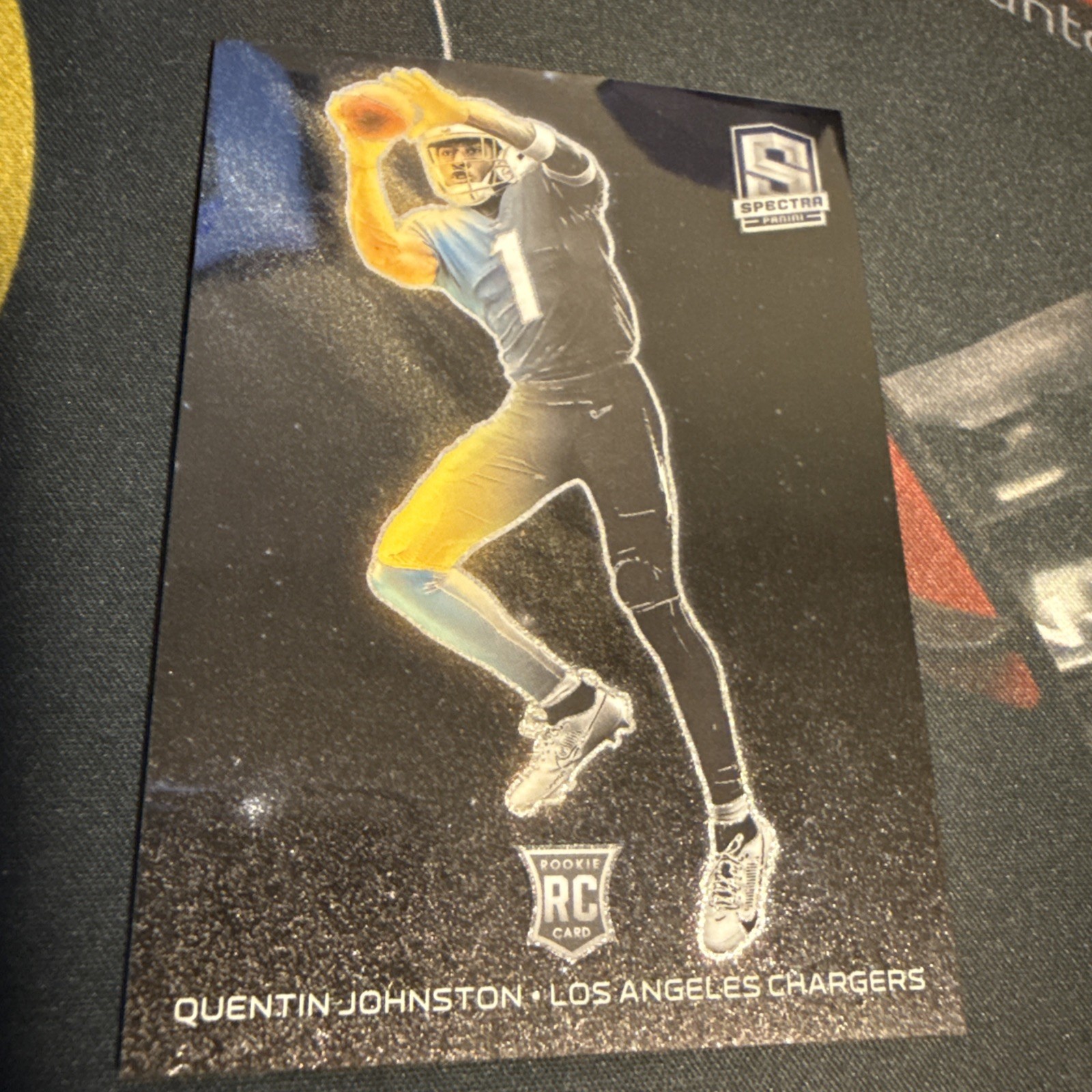 2023 Panini Spectra SE-QJ Quentin Johnston Solar Eclipse RC SSP Case Hit Rookie