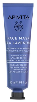 Apivita Face Mask Sea Lavender Hydration & Anti-Pollution,50ml,97% Natural