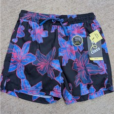 Art Class Swim Trunks Boys Size Small NWT Floral UPF 50 Mid-Thigh with linrr