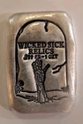 Mutiny Metals Wicked Sick Relics Zombie 1oz .999 Fine Silver Poured Bar #040