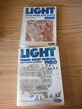 1980 Ford Light Truck Shop Manual Set Engine Body Chassis Electrical Oem.  M15