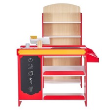Kids Supermarket Playset with Cash Register - Pretend Grocery Store Toy