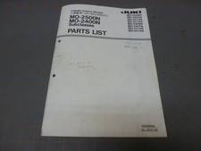 Used 1990 Subclasses Parts List for Juki MO-2500N 2400N Series Overlock Machine