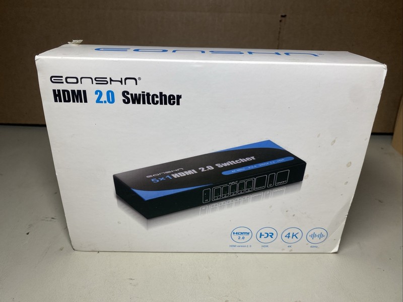 Eonshn 5x1 HDMI 2.0 Switcher 4k 60Hz