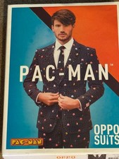 Opposuit Pacman US 40 Complete Suit w Jacket, Pants Neck Tie New in their box
