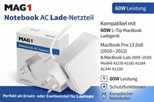 MAG1 60W L-Tip Ladegerät für MacBook Pro 13 A1278 A1344 MagSafe 1 