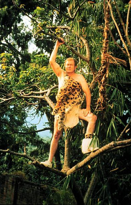 Hans Joachim Kulenkampff as Tarzan ARD Kuli series The Adventures- 1978 Photo