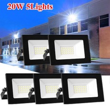 5x 20W LED Flood Light Outdoor Garden Lamp Yard Security Landscape Spotlight
