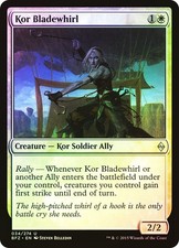 MTG FOIL Kor Bladewhirl - Battle for Zendikar #034