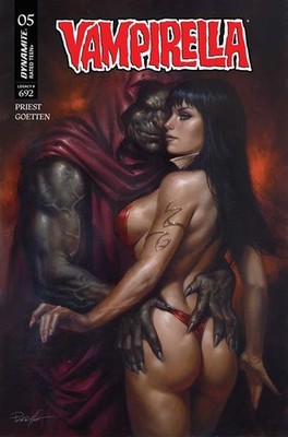 VAMPIRELLA #5 MAIN COVER BY LUCIO PARRILLO NM DYNAMITE ENT. PRE-SALE 8/26/2026