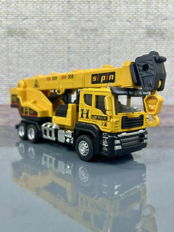 Set of 4 Construction Engineering Vehicle Toy Truck Bundle with Moving Parts - Image 2 of 4