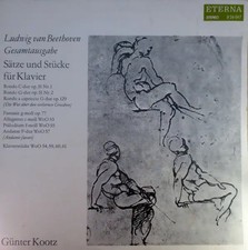 Beethoven Sätze Und Stücke Für Klavier NEAR MINT Eterna Vinyl LP