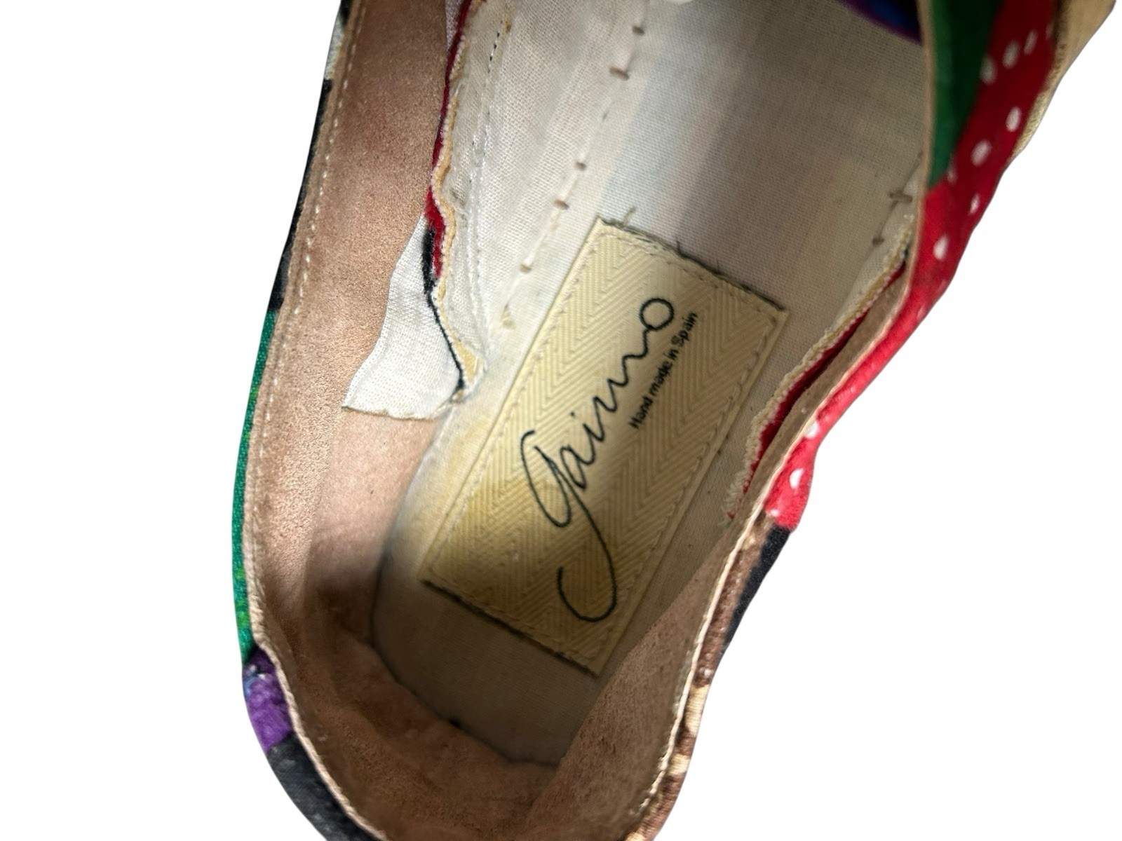 Gaimo Patchwork Espadrilles Platform Wedge Lace U… - image 6