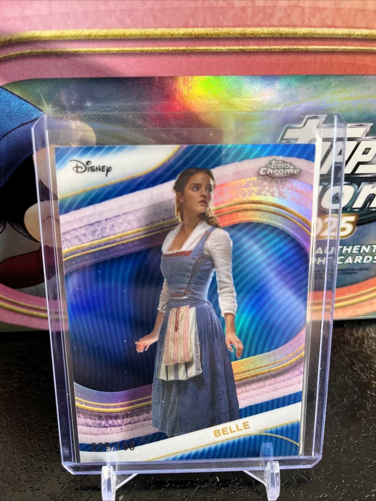 Belle 2025 Topps Chrome Disney #129 Superfractor /1 Price Guide