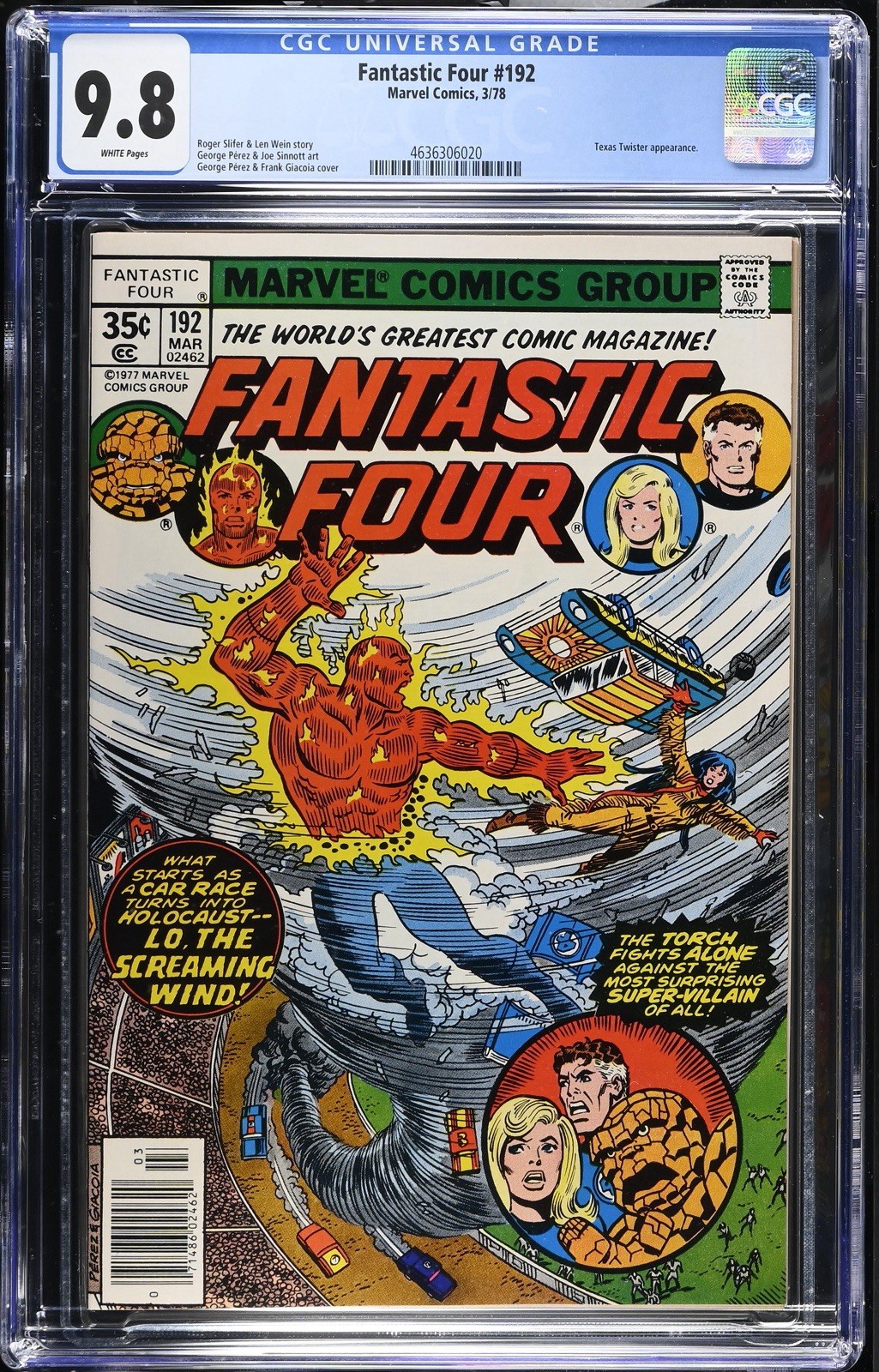 Fantastic Four #192 - CGC 9.8 - Marvel Comics 1978 Extremely Low Census Count
