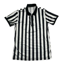 Mens Referee Shirt Mens Small Costume Sports Black White