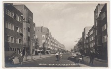 c1930s Amsterdam ~ Vespuccistraat ~ Vintage Real Photo Postcard