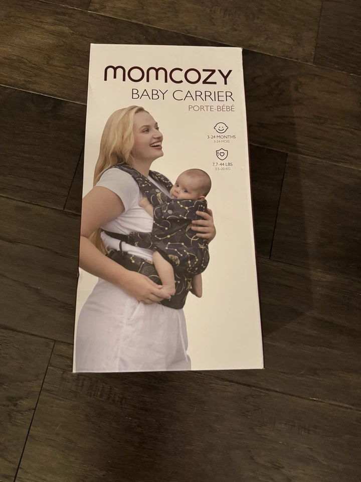 Porta-bebês Momcozy 3-24 meses cor cáqui novo em folha - Imagem 3 de 4