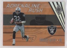 2017 Panini Phoenix Adrenaline Rush Orange 18/49 Marcus Allen #AR-10 HOF 7cz