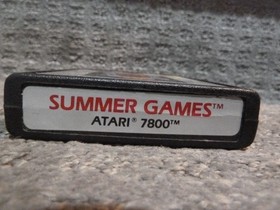 SUMMER GAMES for Atari 7800 EX condition vintage video game (cartridge only)