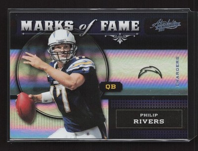 Philip Rivers 2011 Panini Absolute Memorabilia #10 Marks of Fame  /100 TYJ