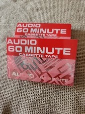 Audio Cassette Tapes 60 Minute 2 Normal Bias New Sealed