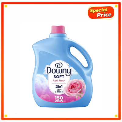 #ad Downy Liquid Fabric Softener and Conditioner April Fresh 111 fl oz 150 Loads $11.99