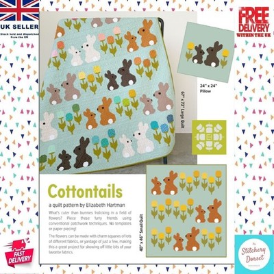 Cottontails Elizabeth Hartman Quilt and Pillow Pattern no.EH-086 Animal Quilt