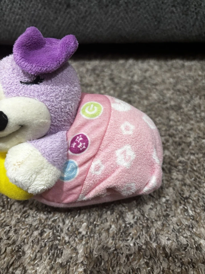 LeapFrog Twinkle Little Violet Purple Puppy Dog Light Up Music Baby LEIA - Imagem 2 de 4