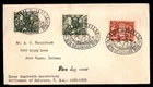 Mayfairstamps Sweden FDC 1938 Stockholm to Fort Wayne IN USA anniversary of Dela