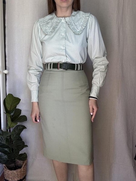 Women PME Legend Skirt Khaki Wool 36