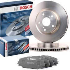 BOSCH Bremsenset Vorne Bremsscheiben Beläge Satz für TOYOTA AURIS (NZE18, ZRE18)