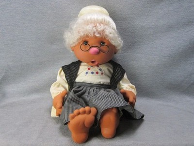 Vintage Vicma Spain Bambo Thumb Sucking Grandma Doll Abuela Muñeca Chupa Dedo