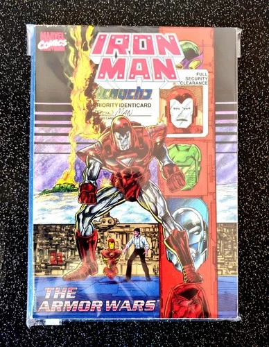Marvel Comics TPB Iron Man The Armor Wars First Printing 1990 Graphic Novel