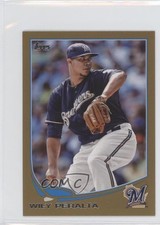 2013 Topps Mini Gold 37/62 Wily Peralta #381 0g4