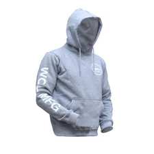 WCL Armoured Kevlar Lined Motorcycle Riding Hoodie - Grey